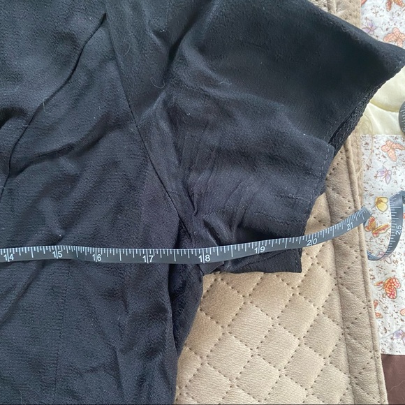 Black button up mini dress - Picture 9 of 12